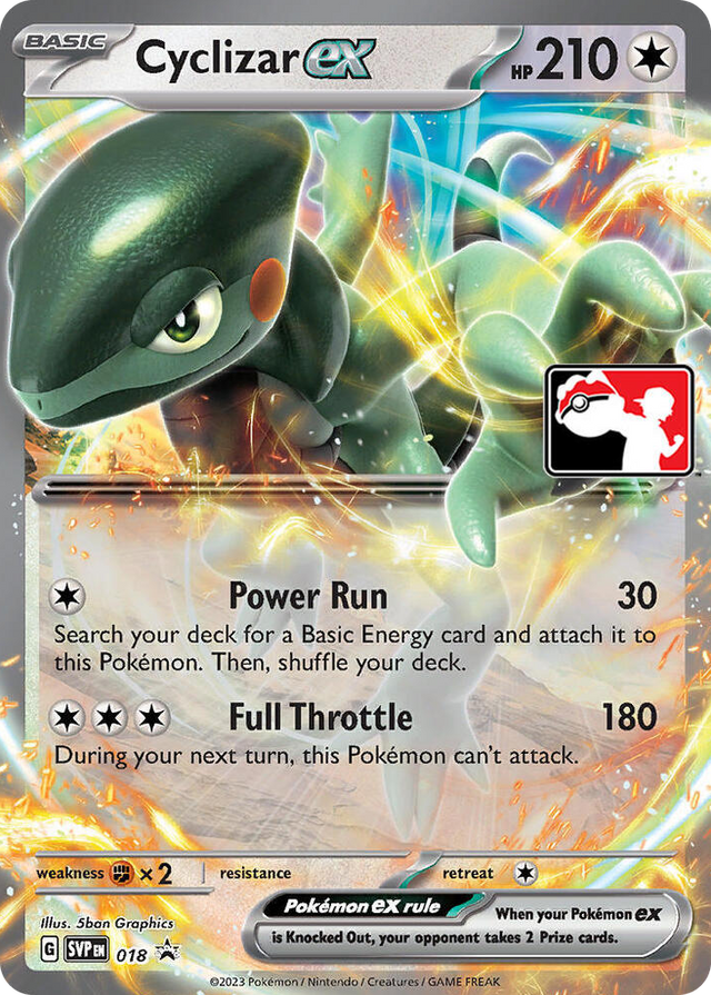 0018 Cyclizar ex - 018 Promo Prize Pack Series Cards