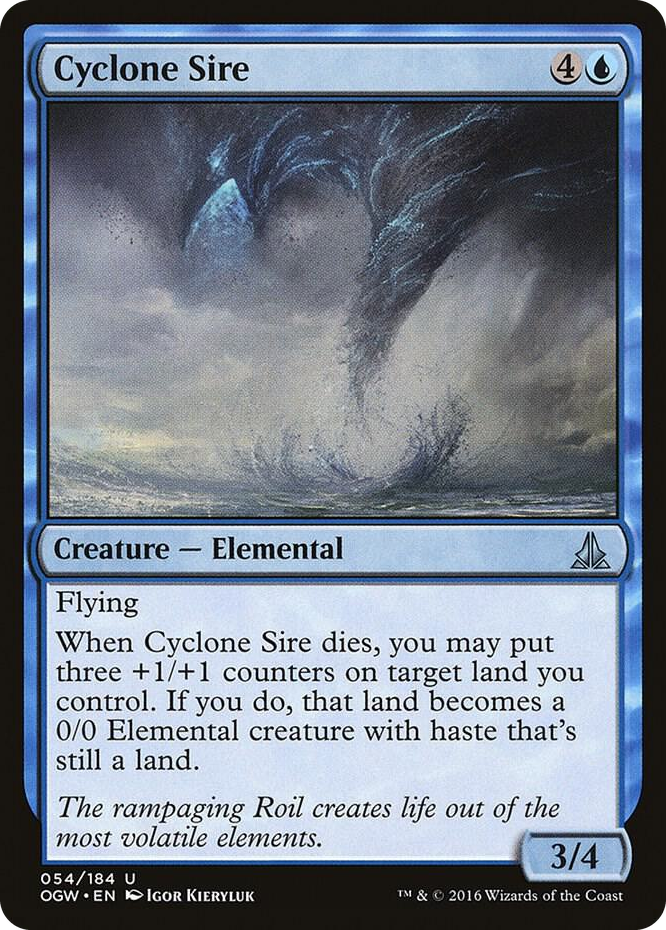 Cyclone Sire #54 U - Oath of the Gatewatch Pokemon card