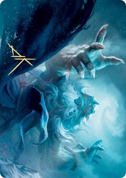 0013 Cyclone Summoner Art Card (Gold-Stamped Signature) S Art Series: Kaldheim