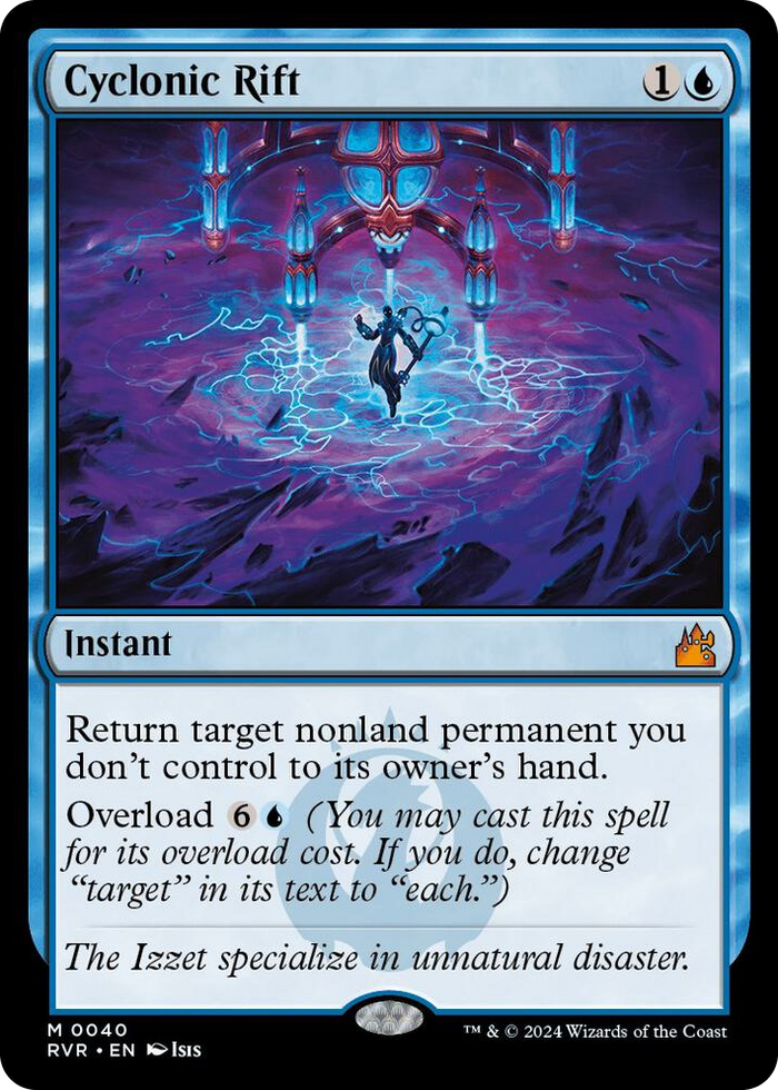 Cyclonic Rift #40 M - Ravnica Remastered Pokemon card