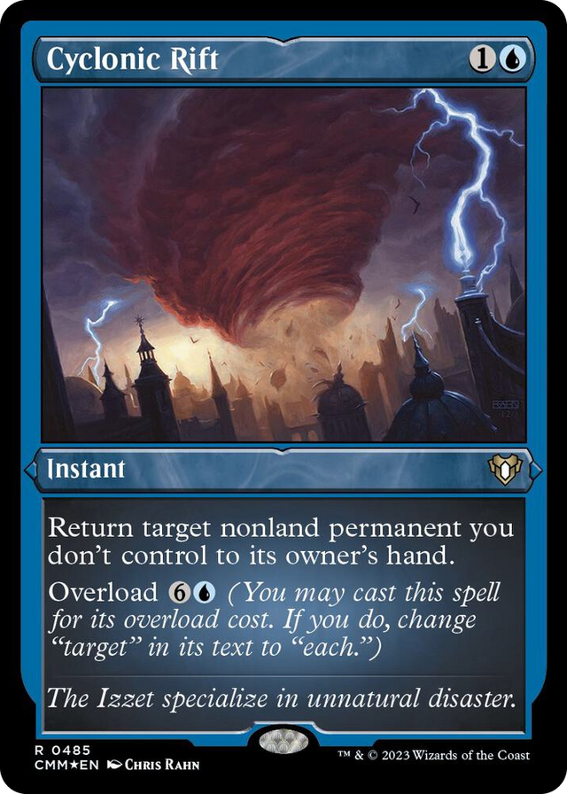 0485 Cyclonic Rift (Foil Etched) R Commander Masters