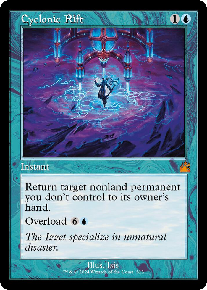 Cyclonic Rift (Retro Frame) #313 M - Ravnica Remastered Pokemon card