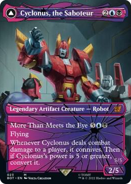 0023 Cyclonus, the Saboteur (Shattered Glass) M Universes Beyond: Transformers