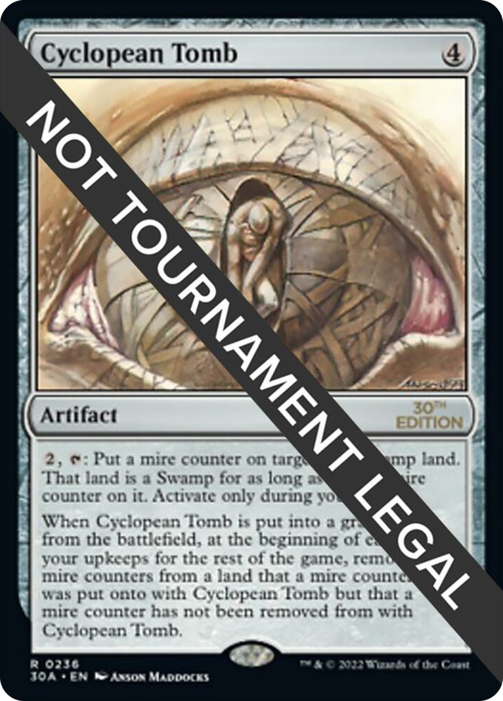 0236 Cyclopean Tomb R 30th Anniversary Edition