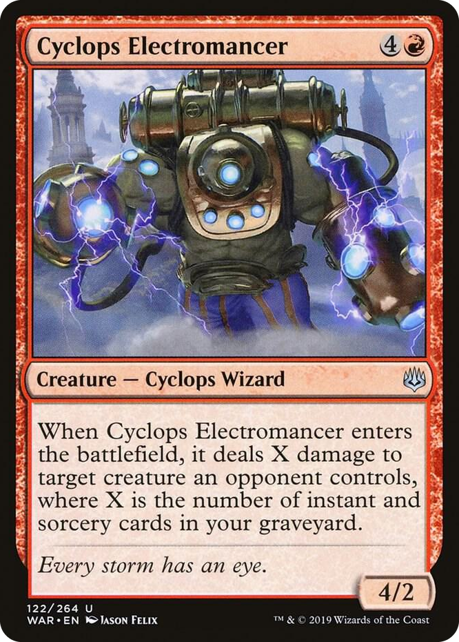 0122 Cyclops Electromancer U War of the Spark