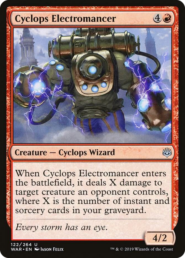 0122 Cyclops Electromancer U War of the Spark