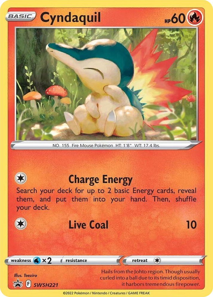 0221 Cyndaquil - SWSH221 Promo Sword & Shield Promo Cards