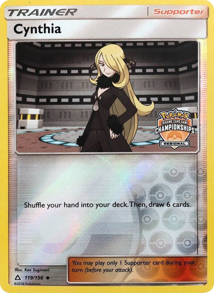 0119 Cynthia - 119/156 (Regional Championships) Promo League & Championship Cards