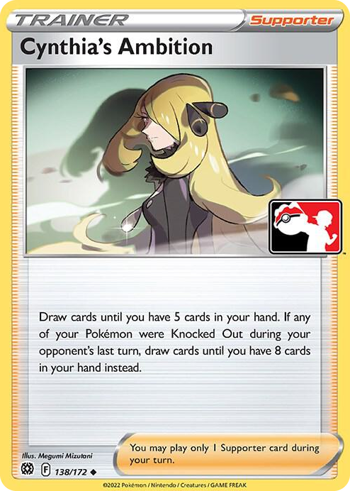0138 Cynthia's Ambition Uncommon Prize Pack Series Cards