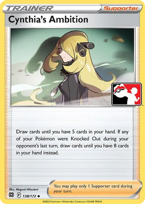 0138 Cynthia's Ambition Uncommon Prize Pack Series Cards