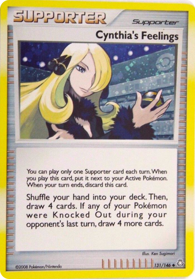 0131 Cynthia's Feelings - 131/146 (Cosmos Holofoil) Promo Miscellaneous Cards & Products