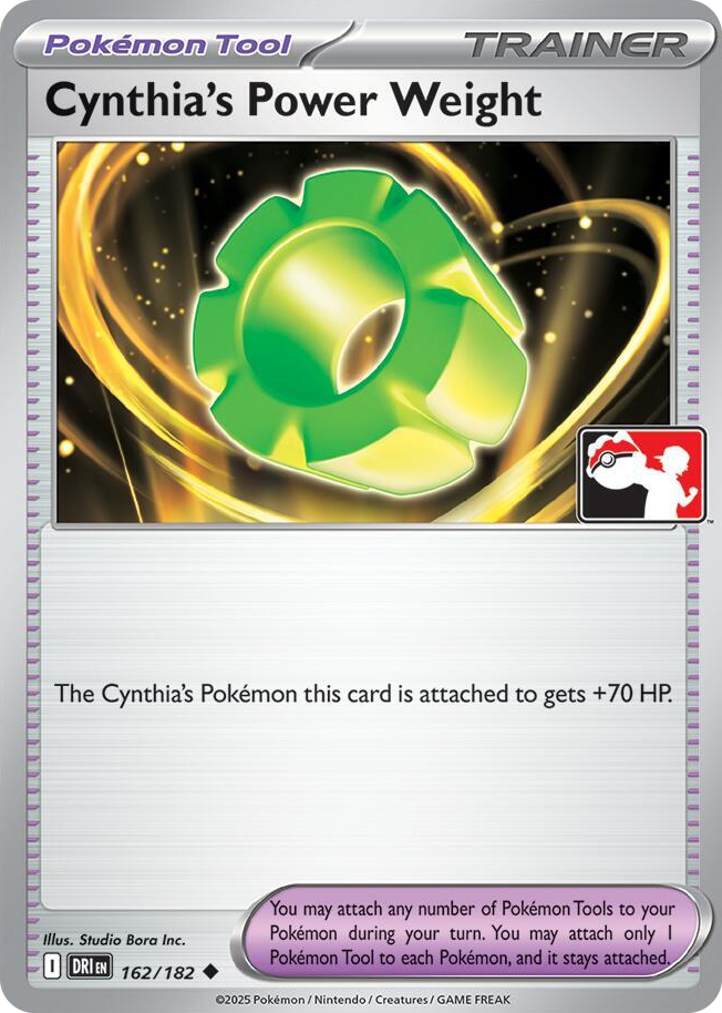 0162 Cynthia's Power Weight Uncommon Prize Pack Series Cards