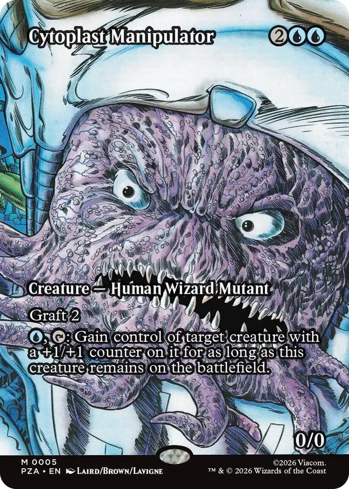Cytoplast Manipulator (Borderless) #5 M - Teenage Mutant Ninja Turtles Source Material Pokemon card