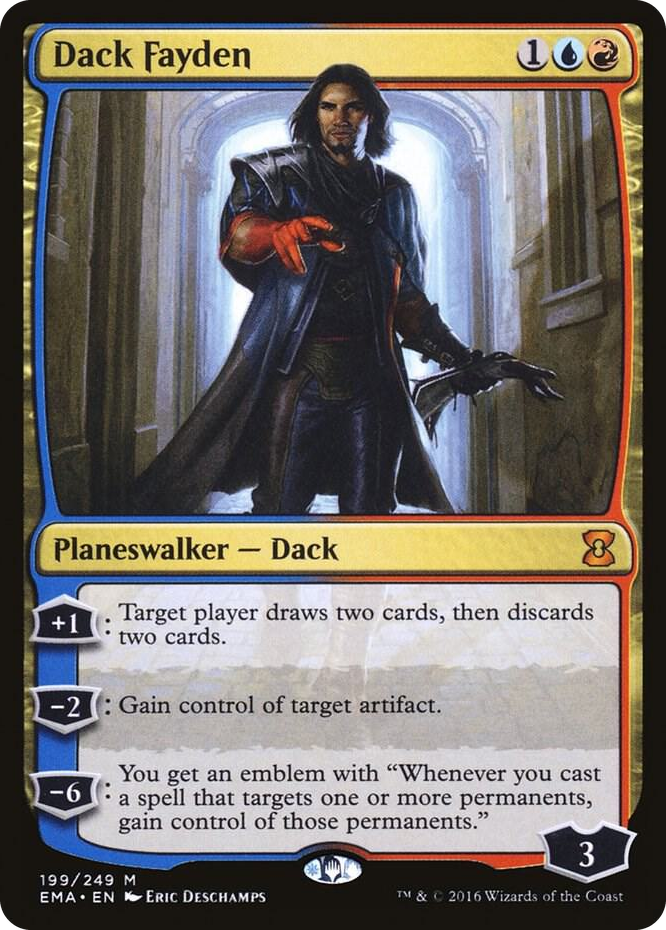 Dack Fayden #199 M - Eternal Masters Pokemon card