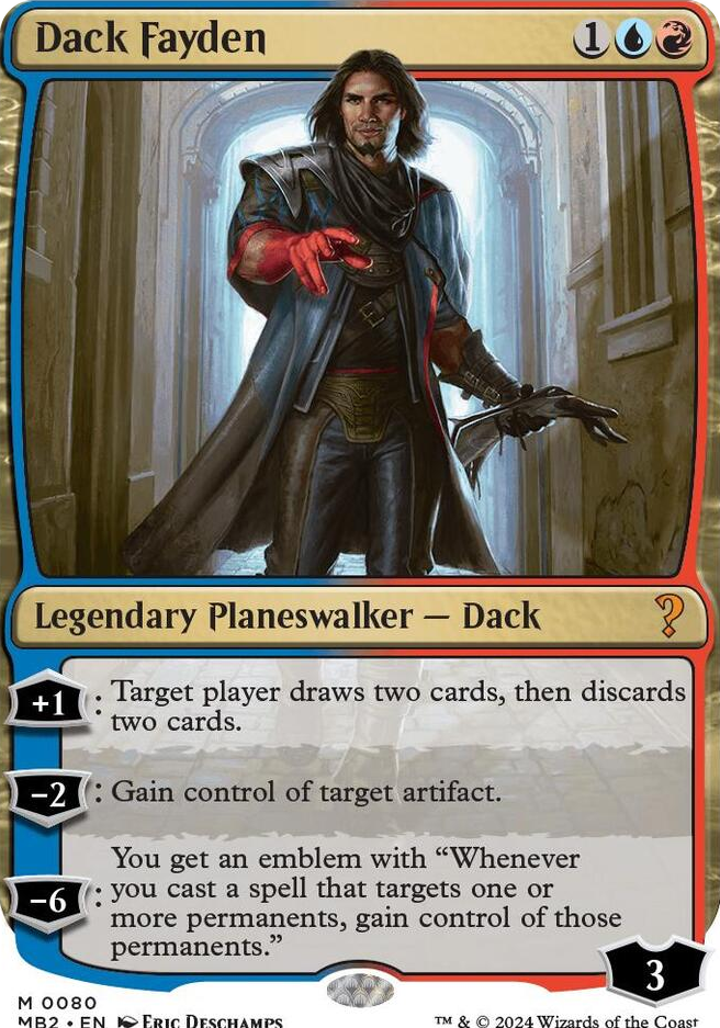 0080 Dack Fayden (White Border) M Mystery Booster 2