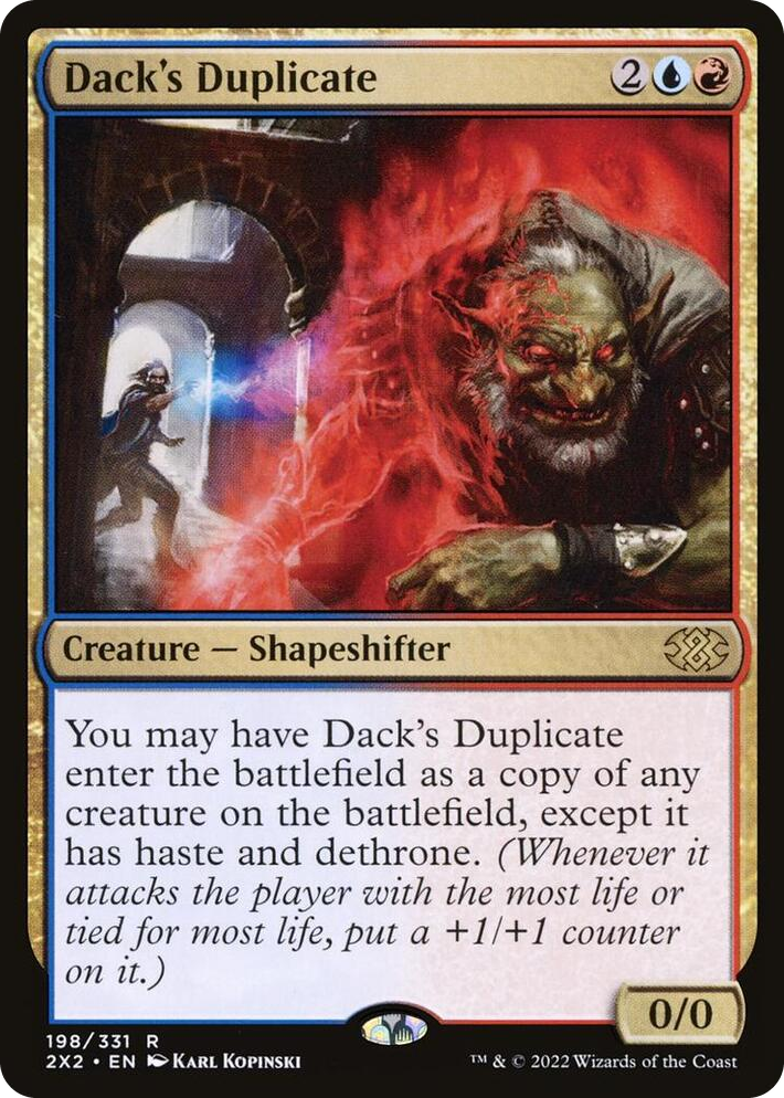0198 Dack's Duplicate R Double Masters 2022