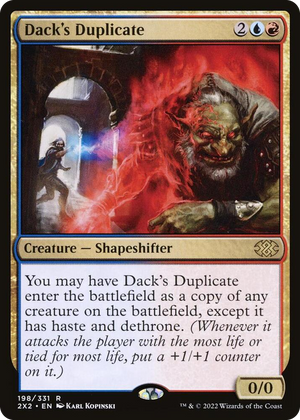 0198 Dack's Duplicate R Double Masters 2022