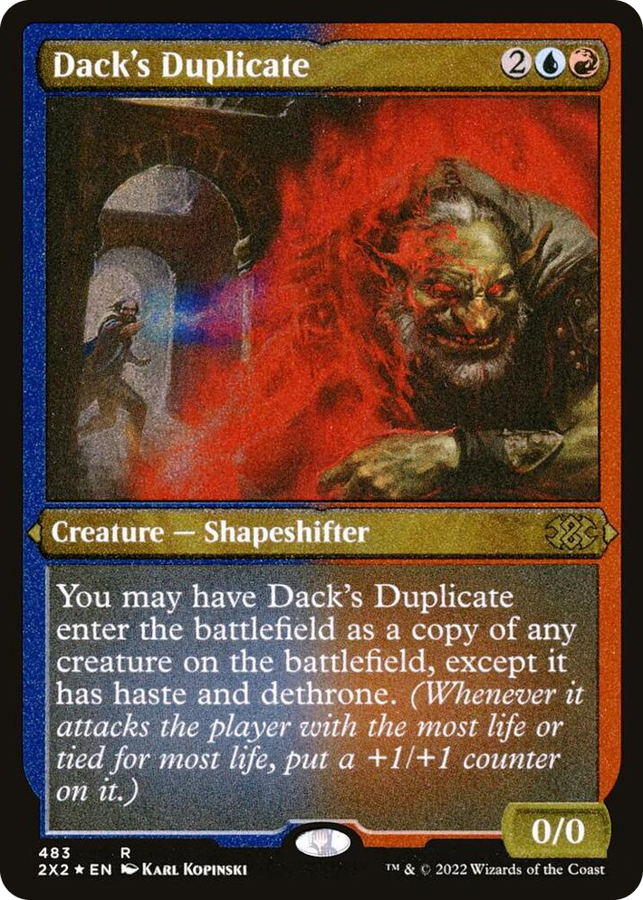 0483 Dack's Duplicate (Foil Etched) R Double Masters 2022