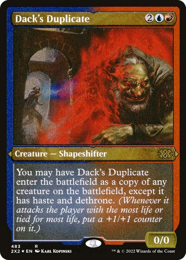 0483 Dack's Duplicate (Foil Etched) R Double Masters 2022