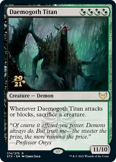 Daemogoth Titan #174 R - Prerelease Cards Pokemon card