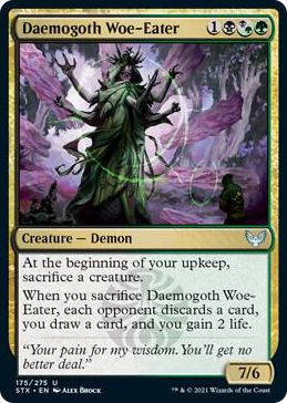 0175 Daemogoth Woe-Eater U Strixhaven: School of Mages