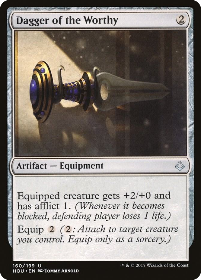 Dagger of the Worthy #160 U - Hour of Devastation Pokemon card
