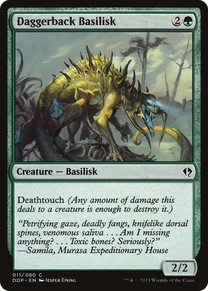 0011 Daggerback Basilisk C Duel Decks: Zendikar vs. Eldrazi