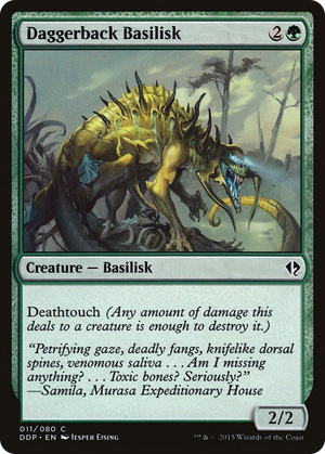 0011 Daggerback Basilisk C Duel Decks: Zendikar vs. Eldrazi