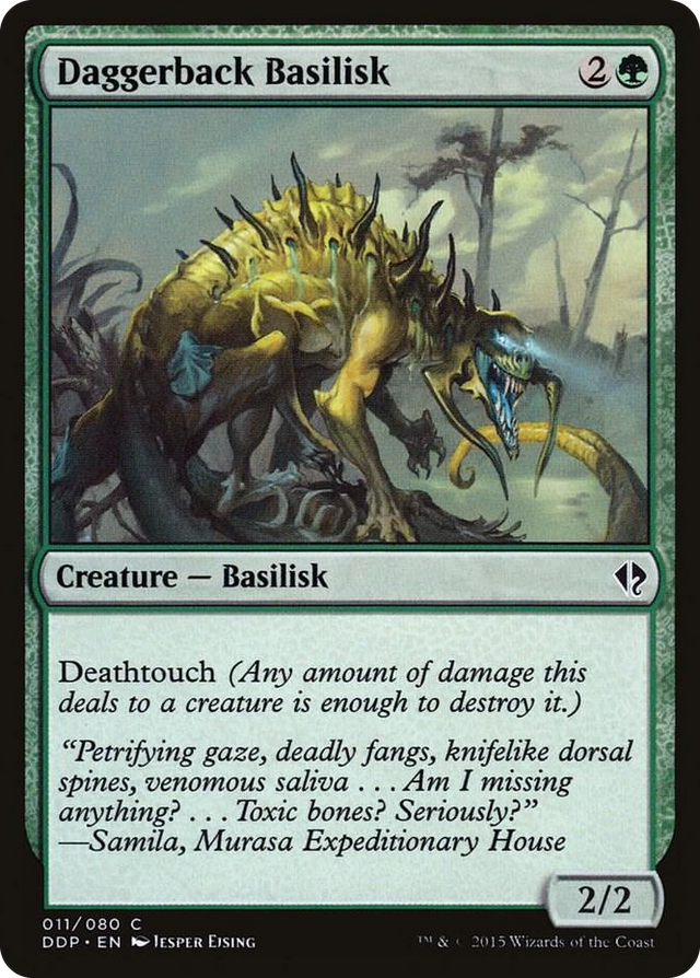 0011 Daggerback Basilisk C Duel Decks: Zendikar vs. Eldrazi