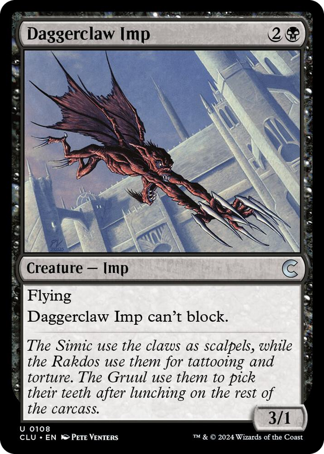 0108 Daggerclaw Imp U Ravnica: Clue Edition