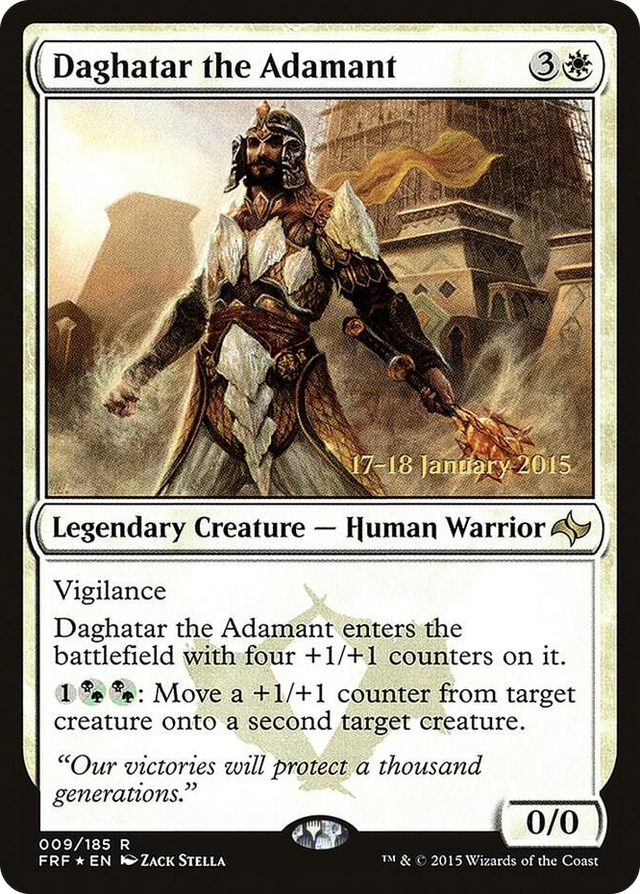 0009 Daghatar the Adamant R Prerelease Cards