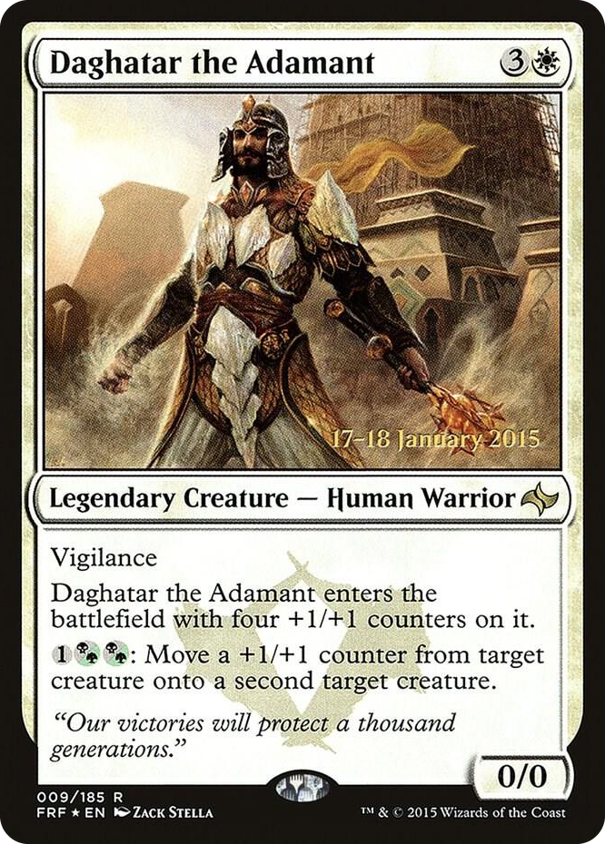 Daghatar the Adamant #9 R - Prerelease Cards Pokemon card