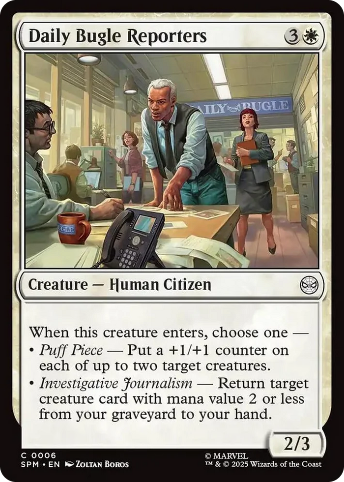0006 Daily Bugle Reporters C Marvel's Spider-Man