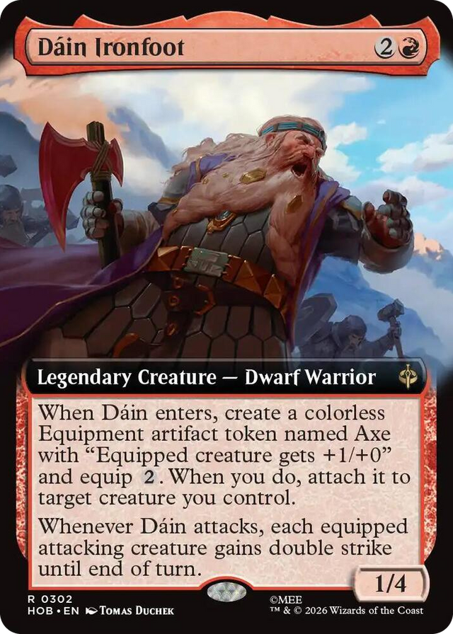 0302 Dain Ironfoot (Extended Art) R The Hobbit