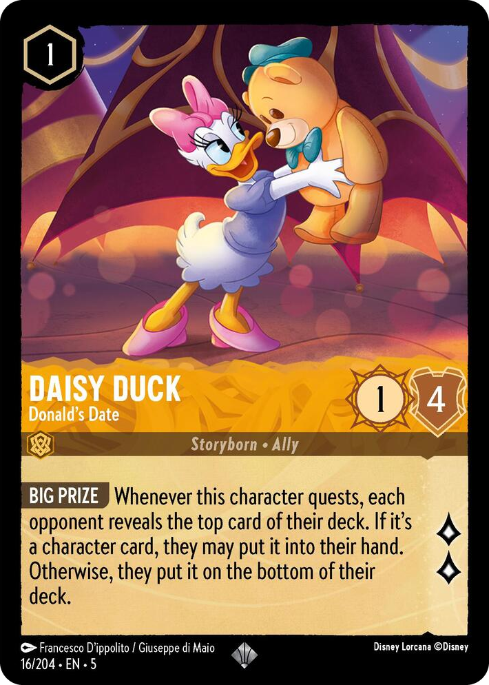 0016 Daisy Duck - Donald's Date Super Rare Shimmering Skies