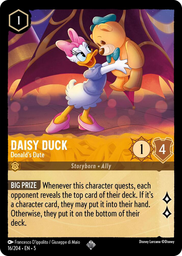 0016 Daisy Duck - Donald's Date Super Rare Shimmering Skies
