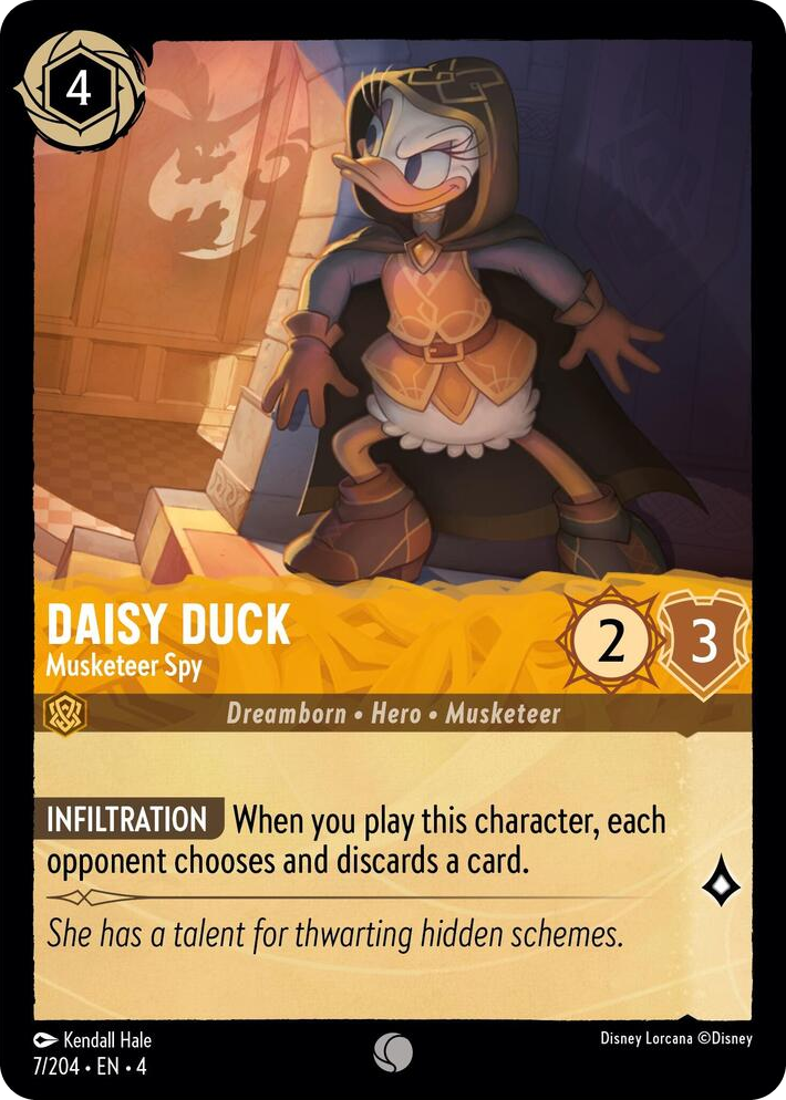 0007 Daisy Duck - Musketeer Spy Common Ursula's Return