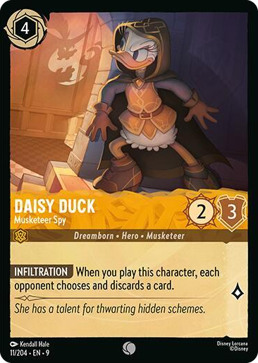 0011 Daisy Duck - Musketeer Spy Common Fabled