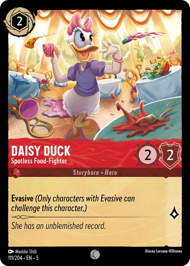 0111 Daisy Duck - Spotless Food-Fighter Common Shimmering Skies