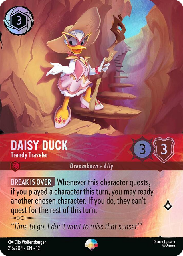 0216 Daisy Duck - Trendy Traveler (Epic) Epic Wilds Unknown