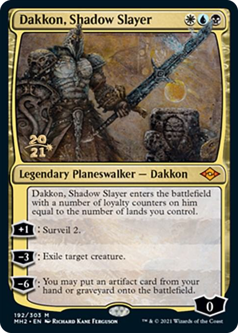 Dakkon, Shadow Slayer #192 M - Prerelease Cards Pokemon card