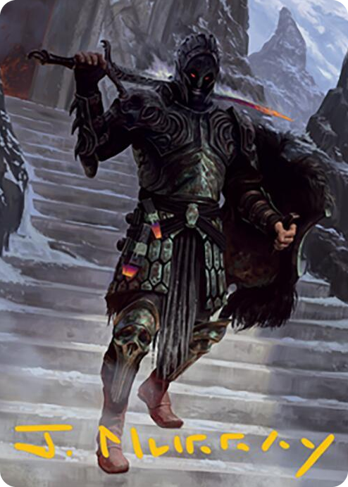 0049 Dakkon, Shadow Slayer Art Card (49/81) (Gold-Stamped Signature) S Art Series: Modern Horizons 2