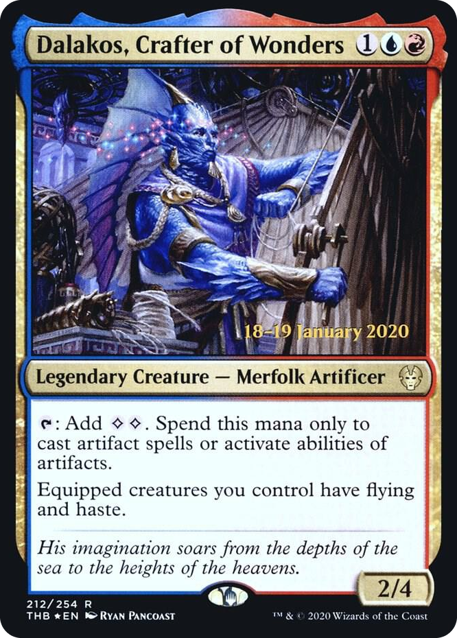 Dalakos, Crafter of Wonders #212 R - Prerelease Cards Pokemon card