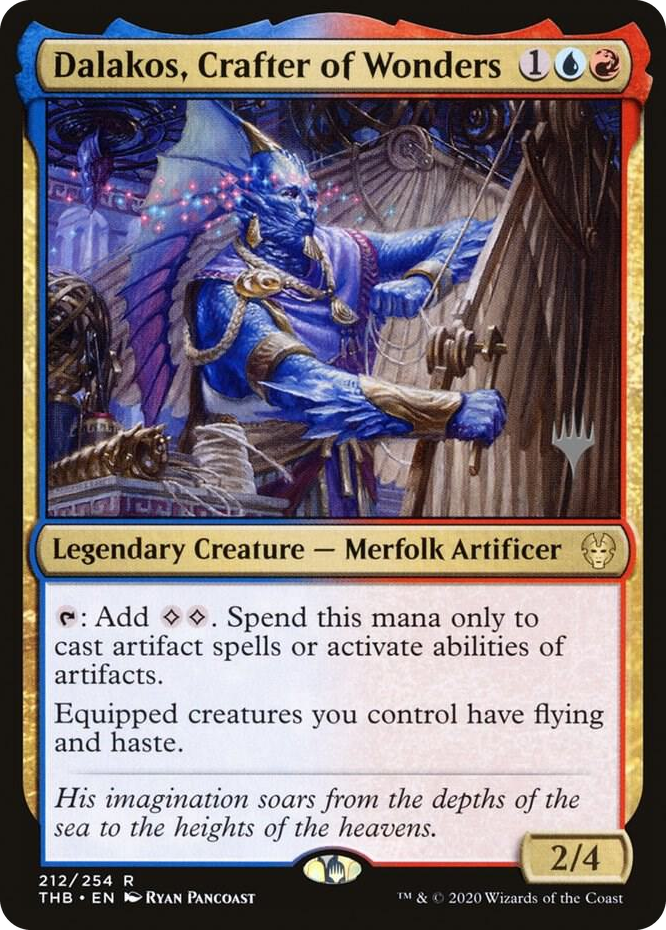 0212 Dalakos, Crafter of Wonders R Promo Pack: Theros Beyond Death