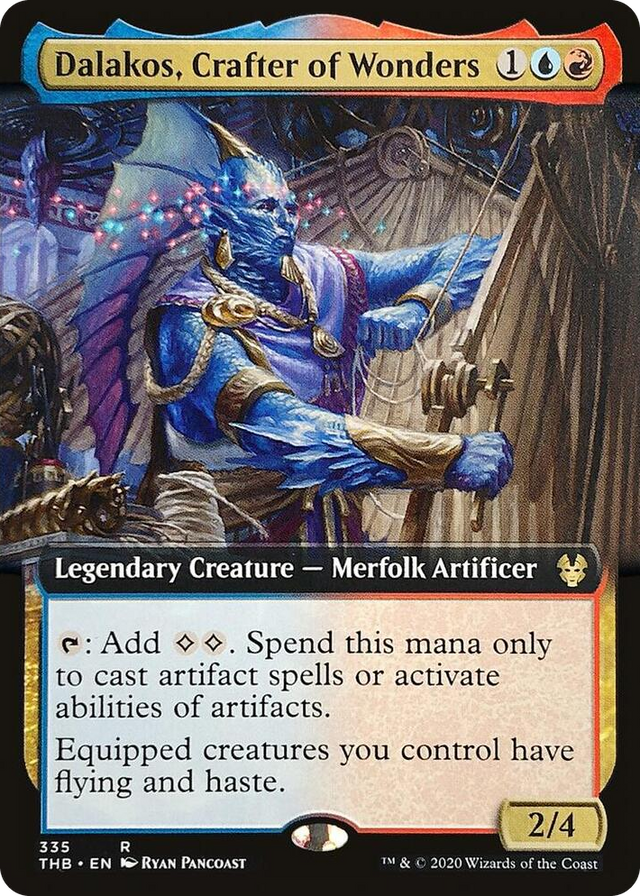 0335 Dalakos, Crafter of Wonders (Extended Art) R Theros Beyond Death