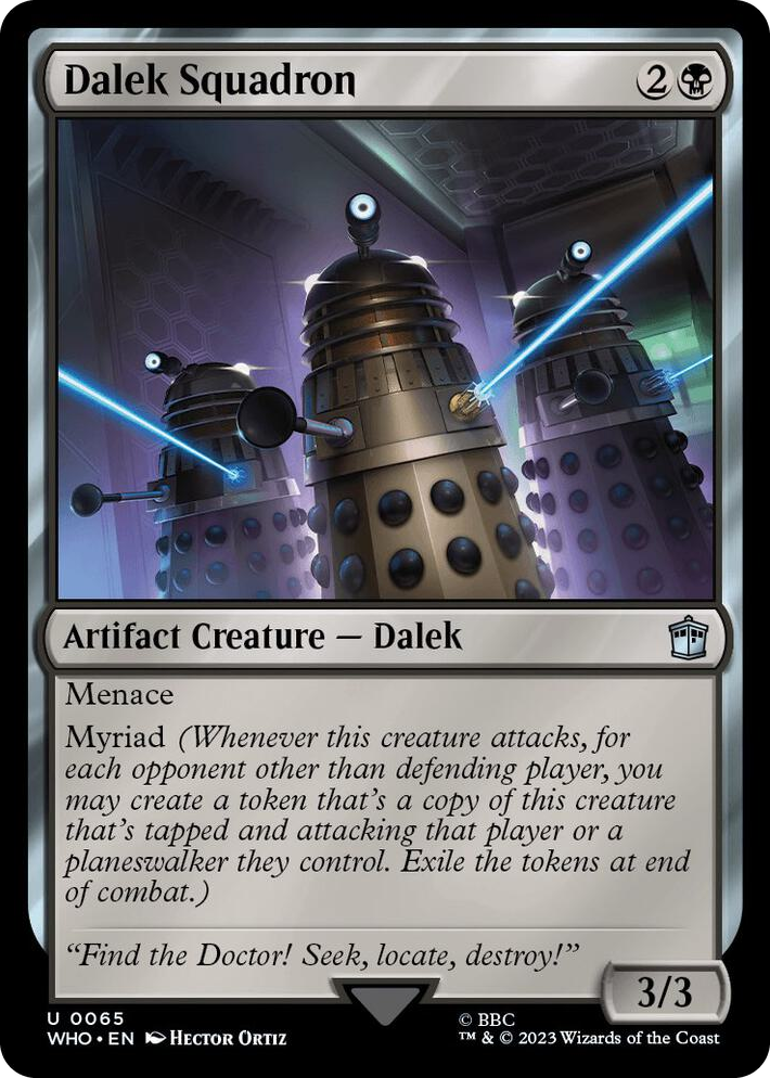 0065 Dalek Squadron U Universes Beyond: Doctor Who