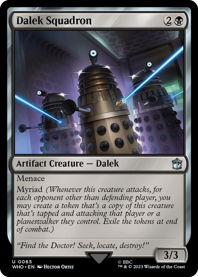 0065 Dalek Squadron U Universes Beyond: Doctor Who