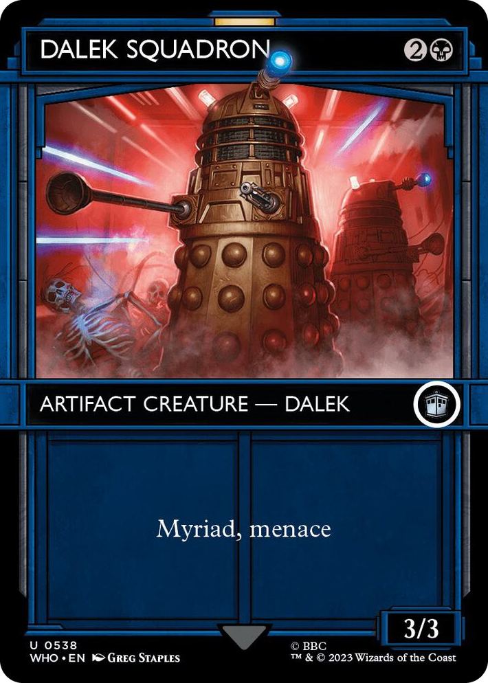 0538 Dalek Squadron (Showcase) U Universes Beyond: Doctor Who