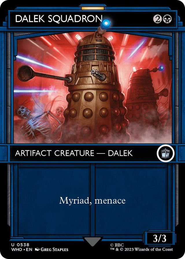 0538 Dalek Squadron (Showcase) U Universes Beyond: Doctor Who