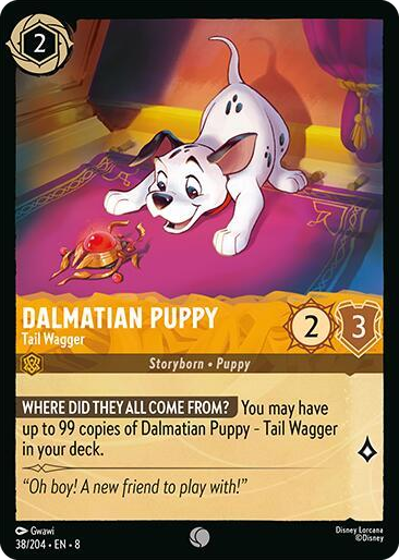 0038 Dalmatian Puppy - Tail Wagger Common Reign of Jafar